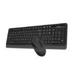A4Tech Fstyler FG1010S 2.4G Power-Saving Wireless Desktop Set – Grey