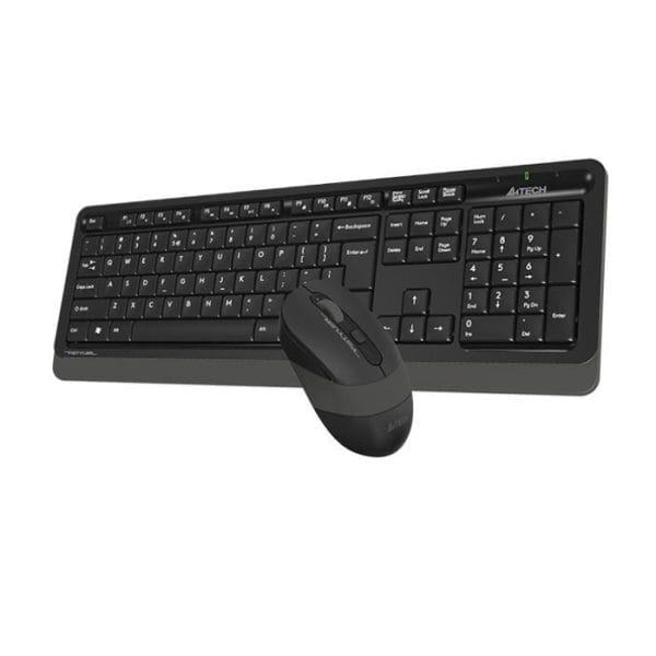 A4Tech Fstyler FG1010S 2.4G Power-Saving Wireless Desktop Set – Grey