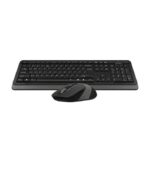 A4Tech Fstyler FG1010S 2.4G Power-Saving Wireless Desktop Set – Grey