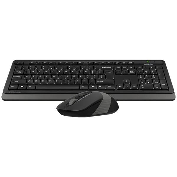 A4Tech Fstyler FG1010S 2.4G Power-Saving Wireless Desktop Set – Grey