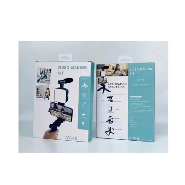 AY-49 Video-Making Kit Vlogging Tripod