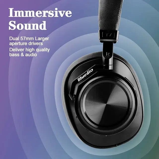 BLUEDIO T7+ HEADPHONE BLUETOOTH USER-DEFINED ACTIVE NOISE CANCELLING