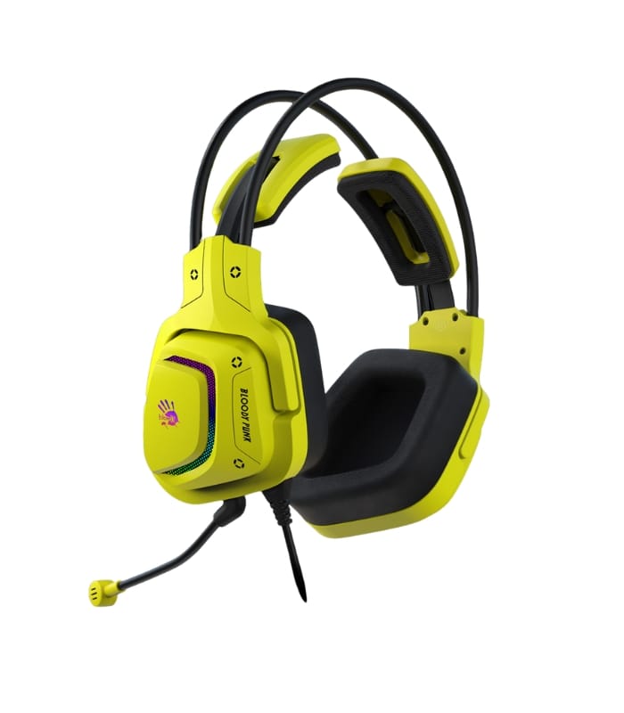 Bloody G575 Virtual 7.1 Surround Sound Gaming USB Headset Punk Yellow