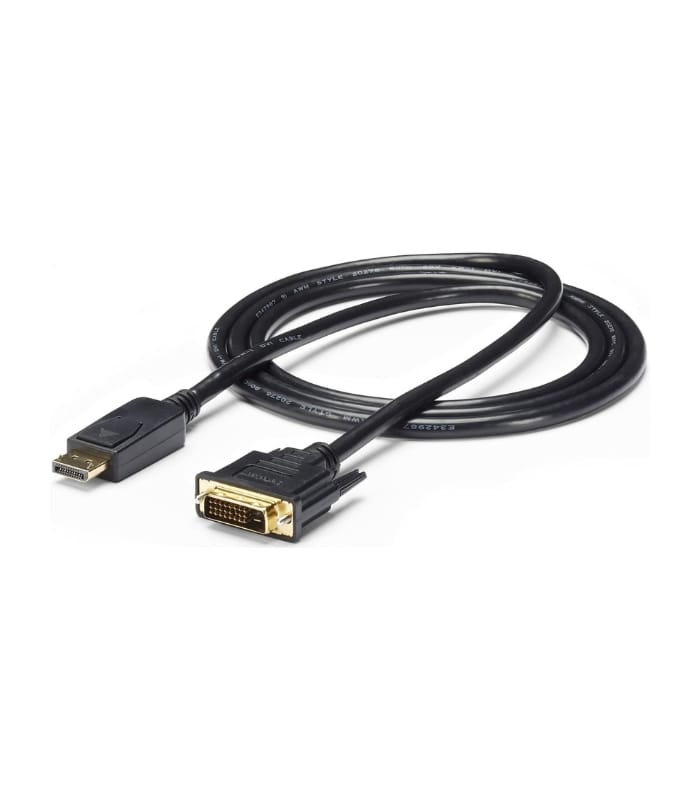 _DisplayPort to DVI Cable Branded 1.8M (1) DisplayPort to DVI Cable Branded 1.8M