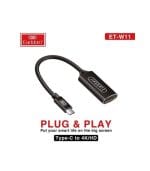 Earldom ET-W11 Type-C To HDMI Adapter 4K
