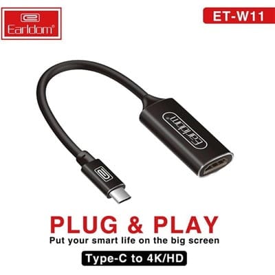 Earldom ET-W11 Type-C To HDMI Adapter 4K