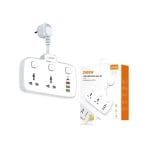 LDNIO SC2413 2 Universal Electrical Outlet with PD & QC 3.0 Fast charger Extension Socket