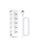 Ldnio SC10610 30W 6-Port USB Charger Power Extension With 10*Outlets / 5 *USB / 1 * PD USB-C