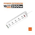 Ldnio SC10610 30W 6-Port USB Charger Power Extension With 10*Outlets / 5 *USB / 1 * PD USB-C