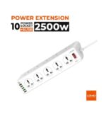 Ldnio SC10610 30W 6-Port USB Charger Power Extension With 10*Outlets / 5 *USB / 1 * PD USB-C