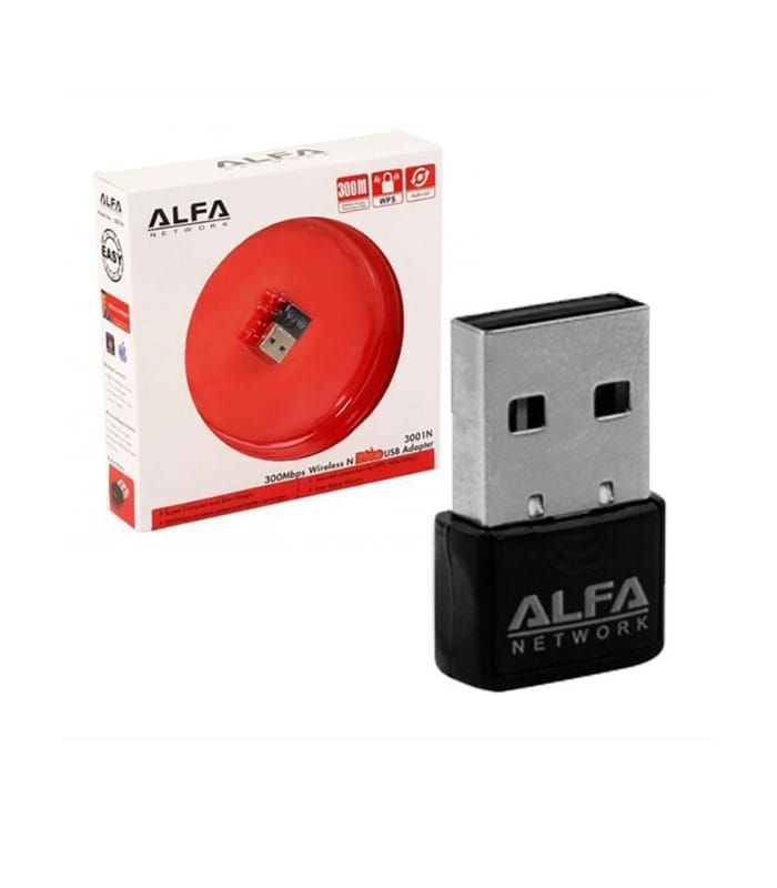 _MINI ALFA 300MBPS WIRELESS USB ADAPTER 802.11 N WLAN (2) MINI ALFA 300MBPS WIRELESS USB ADAPTER 802.11 N WLAN