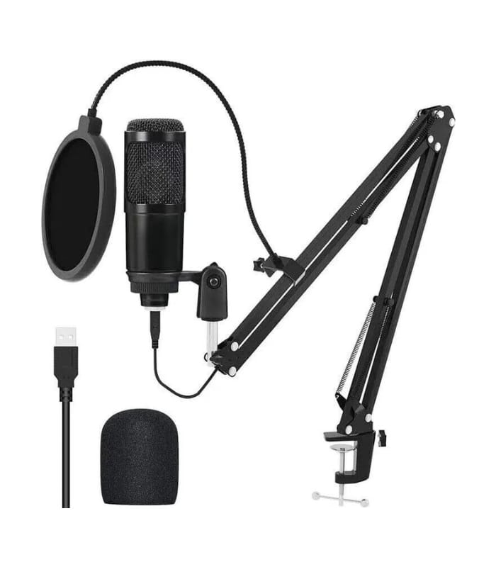 Microphone Kit Cardioid Condenser With Studio Sound