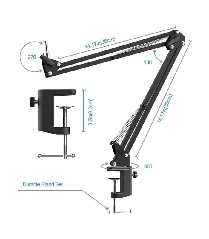 _Microphone Kit Cardioid Condenser With Studio Sound (1) Microphone Kit Cardioid Condenser With Studio Sound