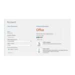 Microsoft Office 2019 Home & Business – License For Mac