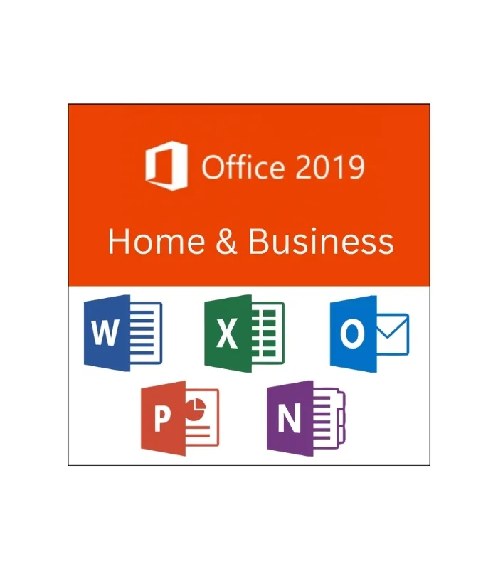 Microsoft Office 2019 Home and Business | Box, Card and DVD