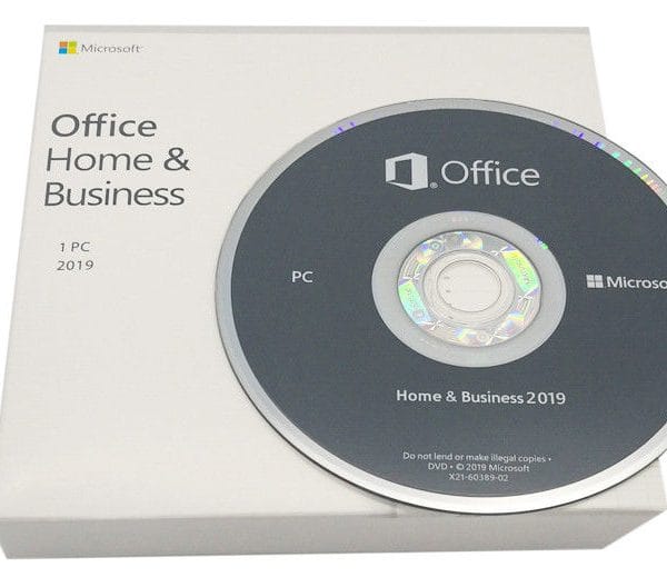 Microsoft Office 2019 Home and Business | Box, Card and DVD