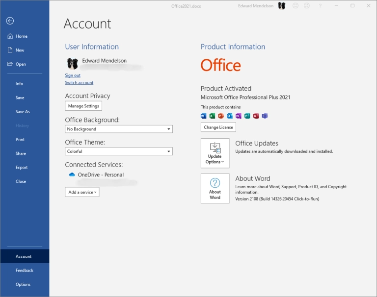Microsoft Office 2021 Professional Plus Key Genuine Activation License Key