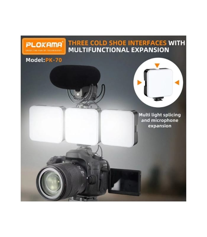 _PLOKAMA LED VIDEO LIGHT PK70 PLOKAMA LED VIDEO LIGHT PK70