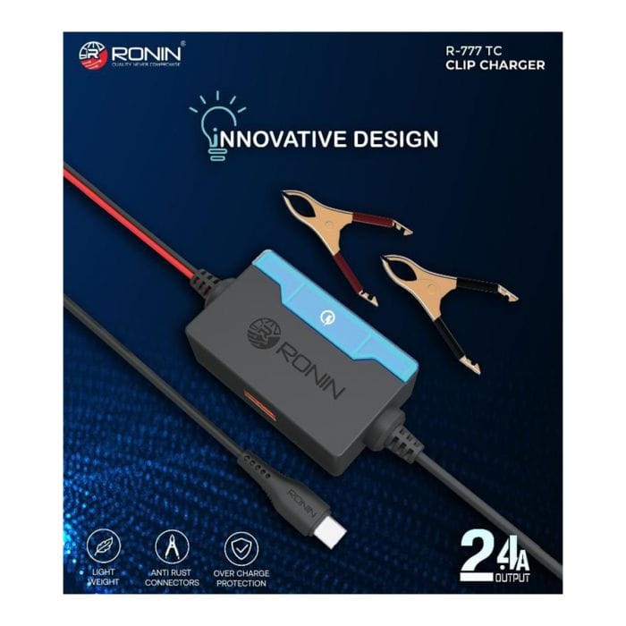 RONIN R-777 DC Clip Charger 3 Ampere