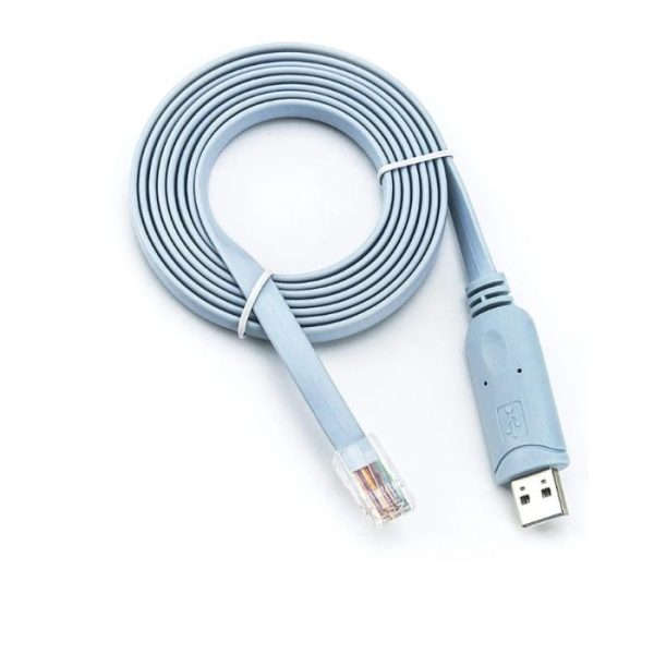 RS232 FTDI Chip USB to RJ45 USB Console Cable 1.8m