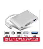 Type c to 3 in 1 VGA,Type C,USB 3.1