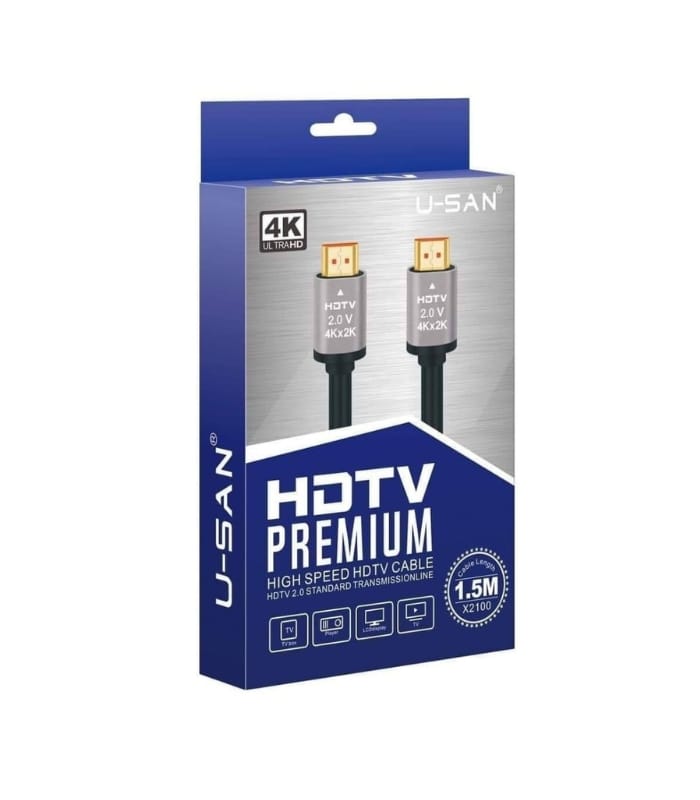 U-San HD 2.1V Premium High Speed 1.5m Cable HDMI Cable 8K
