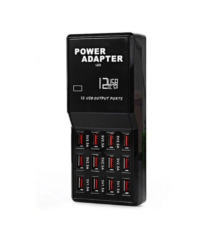 USB FasUSB Fast Charger 12 Port 12AMP W858t Charger 12 Port 12AMP W858 USB Fast Charger 12 Port 12AMP W858