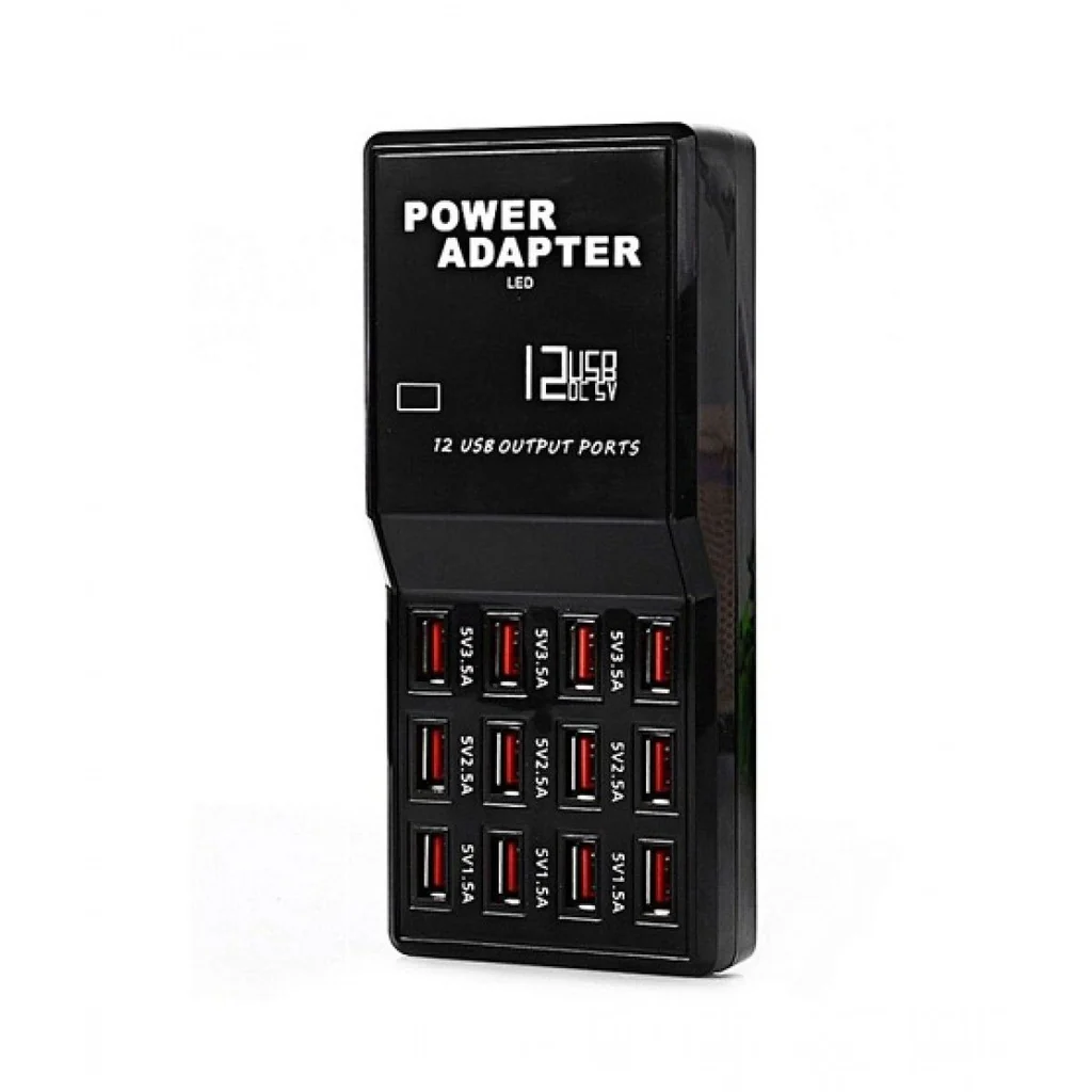 USB Fast Charger 12 Port 12AMP W858