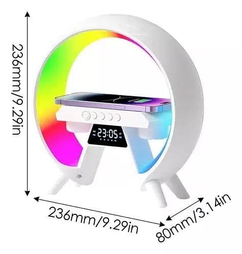 X-63 multifunctional wireless Bluetooth speaker with LED light clock