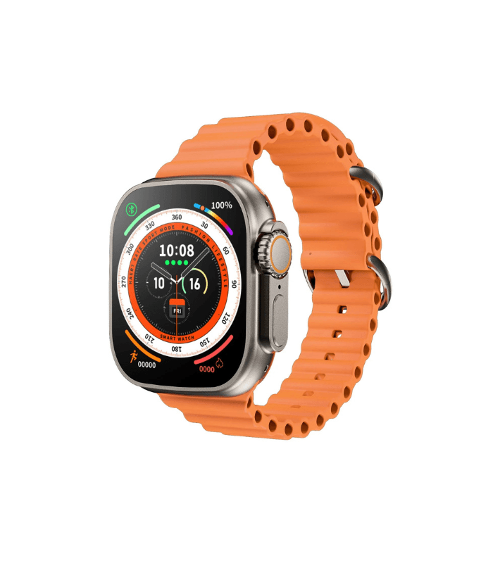 _X8 Ultra Smartwatch 49MM With Bluetooth Calling ORANGE-Black (1) X8 Ultra Smartwatch 49MM With Bluetooth Calling ORANGE-Black