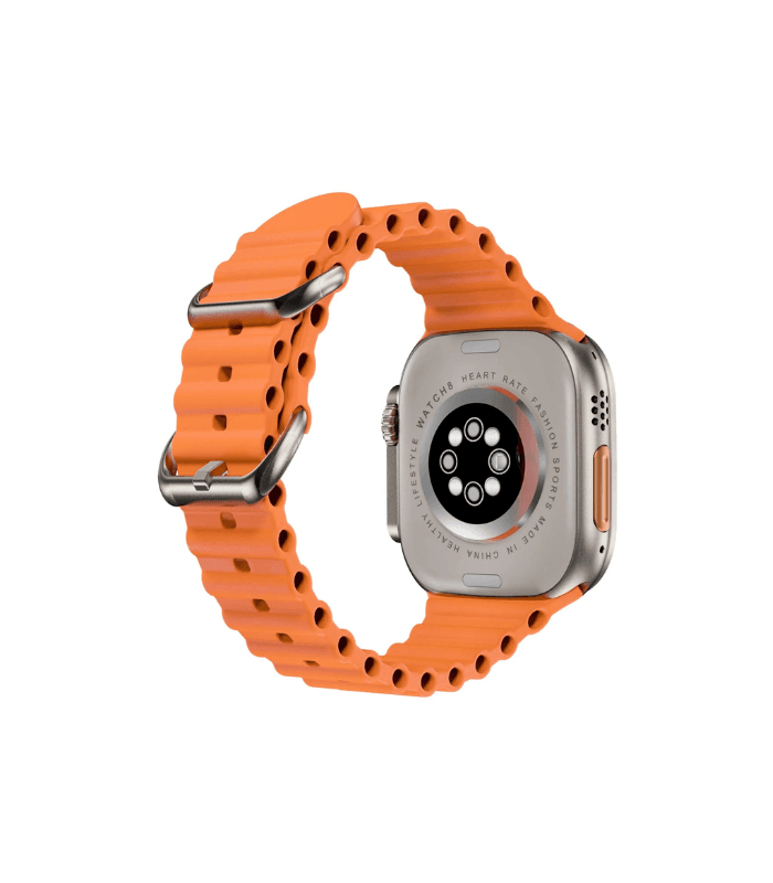 _X8 Ultra Smartwatch 49MM With Bluetooth Calling ORANGE-Black (2) X8 Ultra Smartwatch 49MM With Bluetooth Calling ORANGE-Black