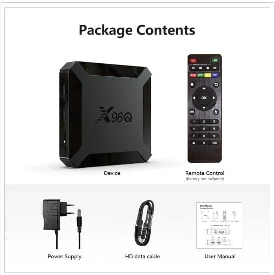 X96Q TV Box 2GB+16GB Android 15 upgraded