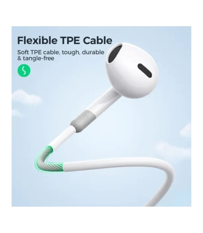 _joyroom JR-EW01 3.5MM Wired Series Half In-Ear Wired Earphones whiteblack joyroom JR-EW01 3.5MM Wired Series Half In-Ear Wired Earphones white/black