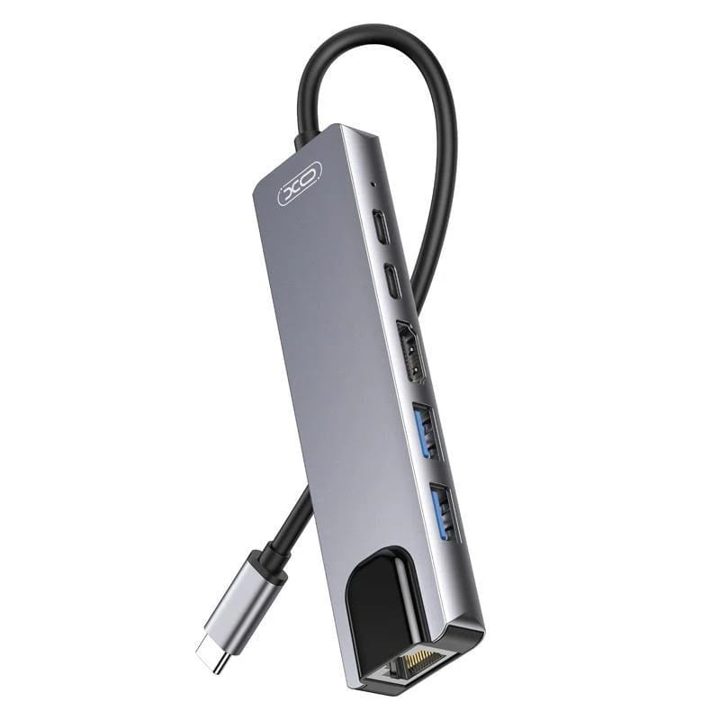 6 In 1 Multiport Type C To USB C 4K HDMI Adapter USB HUB Speed X