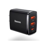 Baseus Compact Quick Charger 2U+C 30W