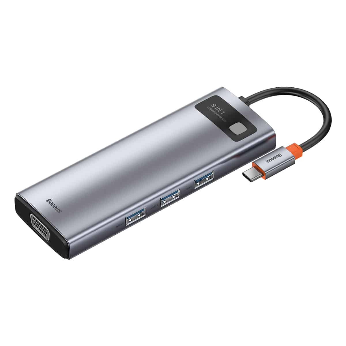 Baseus Metal Gleam Series 9-in-1 Multi-functional Type-C HUB