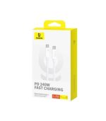 Baseus Superior Series Fast Charging Data Cable USB to M+L+C 3.5A 1.5m White