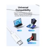 Baseus Superior Series Fast Charging Data Cable USB to M+L+C 3.5A 1.5m White