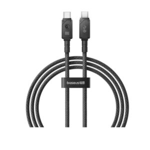 Baseus Unbreakable Series Fast Charging Data Cable Type-C to Type-C 100W 1M – Black