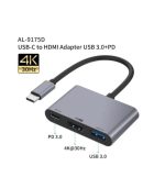 Onten 9175A TYPE C TO HDMI+USB+PD (1) Onten 9175A TYPE C TO HDMI+USB+PD
