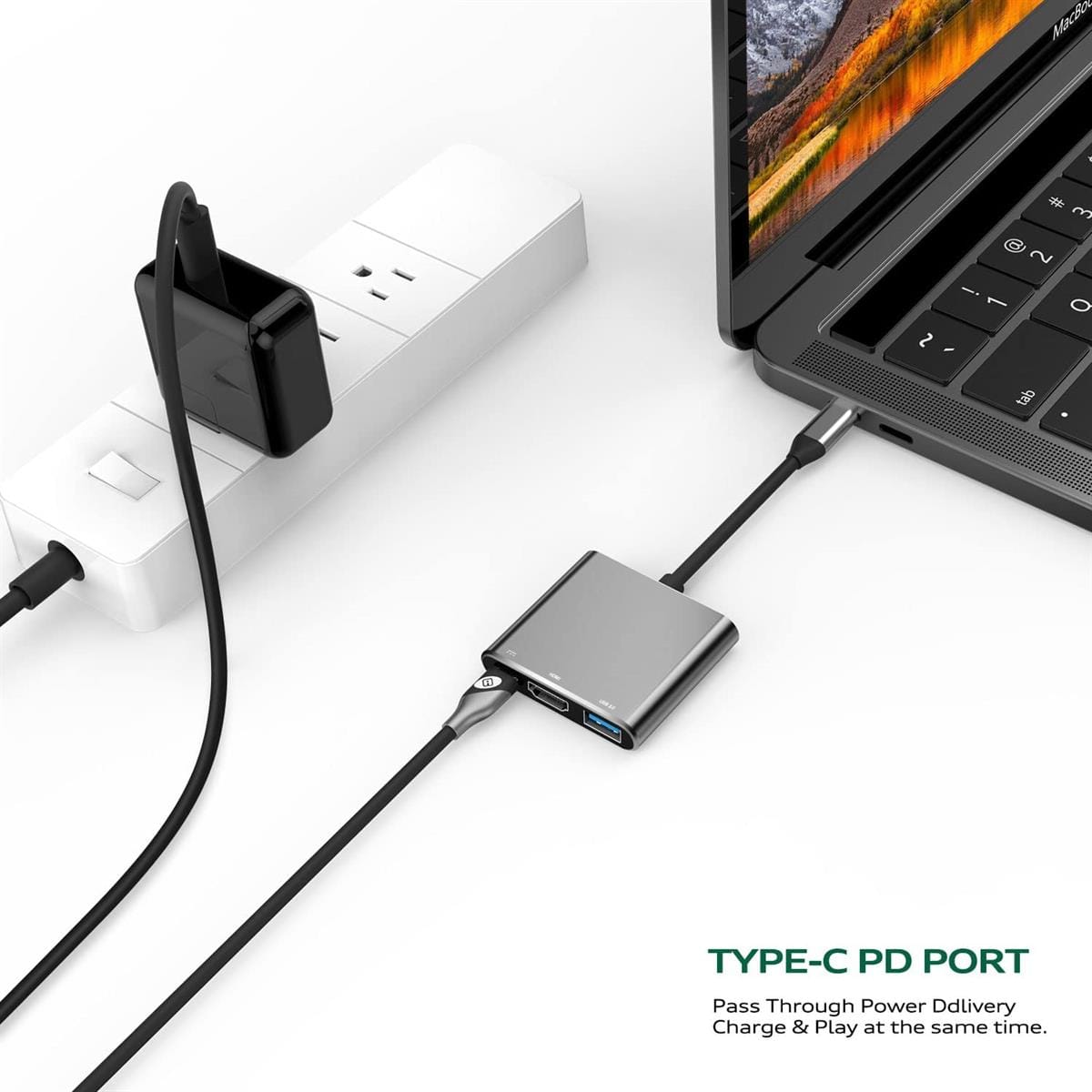 Onten 9175A TYPE C TO HDMI+USB+PD