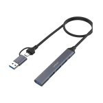 Onten USB+Type C To 4-Port USB Hub UCA9701