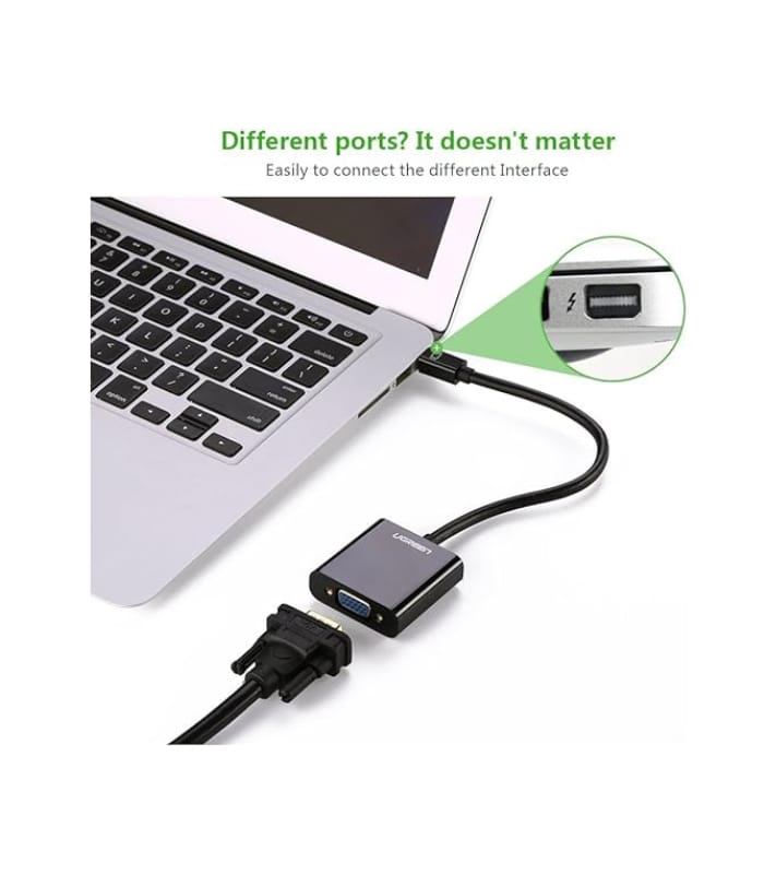 _UGREEN 10459 MINI DISPLAY PORT TO VGA CONVERTER UGREEN 10459 MINI DISPLAY PORT TO VGA CONVERTER