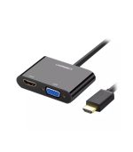 UGREEN HDMI To VGA+HDMI Converter 40744