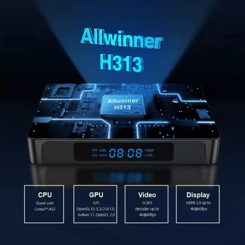 X96Q Pro – 4GB+64GB – Android 12 – 4K