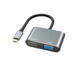 2 in 1 Converter USB C to HDMI + VGA Adapter (1) 2 in 1 Converter USB C to HDMI + VGA Adapter