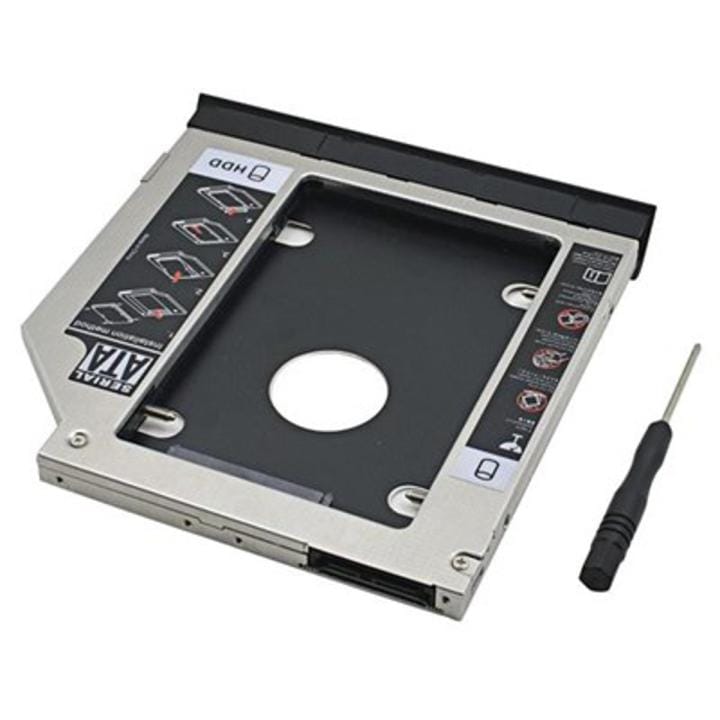 2nd Secend HDD Caddy 9.5mm 12.7mm SATA 3.0 2.5 HHDSSD Case