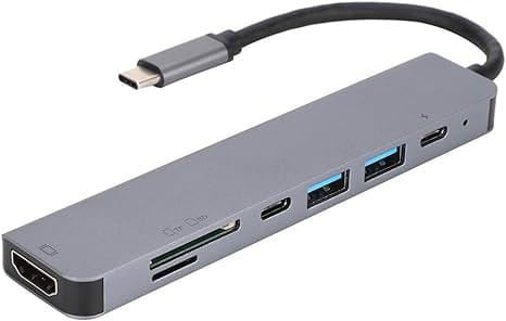 7In1 USB C Hub Adapter to 4K HDMI Hub +USB+PD Multifunction Adapter
