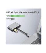Adapter 4 in 1 usb-c to HUB PD HDTV+VGA+USB