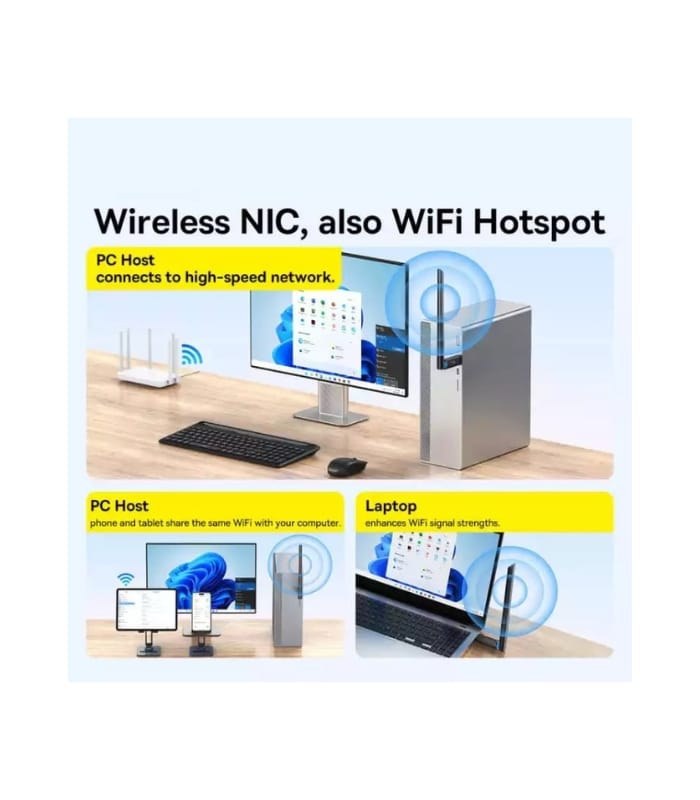 _BASEUS FAST JOY SERIES 650MBPS WIFI RECEIVER EXTERNAL ANTENNA – BLACK (1) BASEUS FAST JOY SERIES 650MBPS WIFI RECEIVER EXTERNAL ANTENNA – BLACK